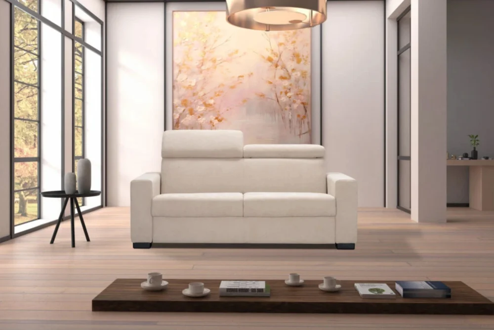 DIVANO LETTO MOD.PISA CON MATERASSO H.18