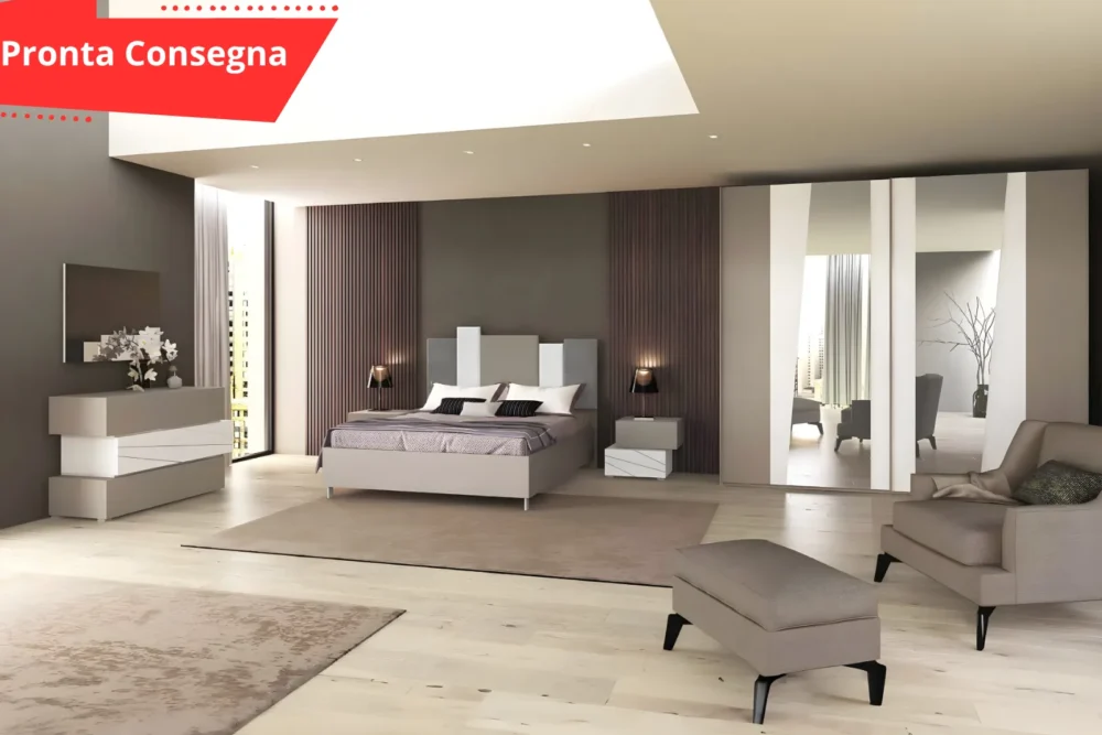 Camera letto con contenitore Oriana Pronta consegna