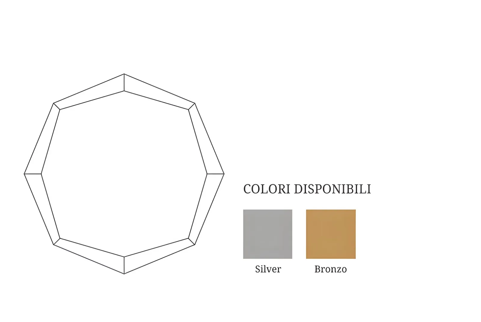 Specchio Glenda colori