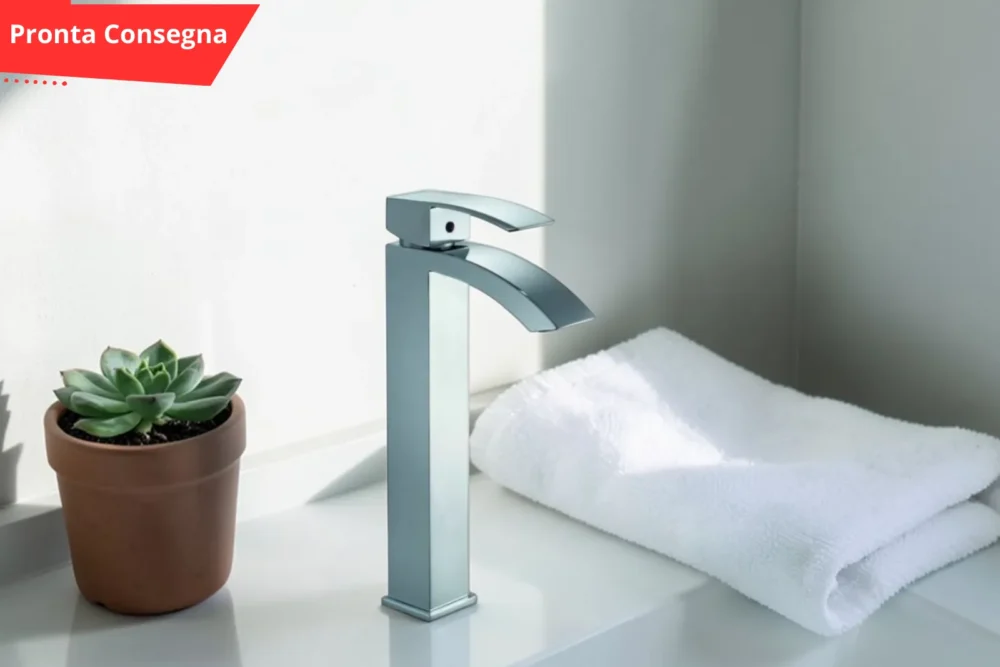 Miscelatore bagno Riga lavabo alto cromato effez.