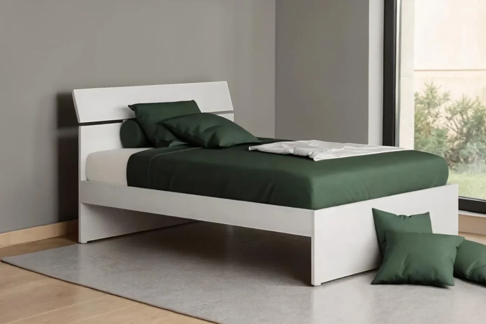 Letto Una Piazza e Mezzo Azzurra Fisso