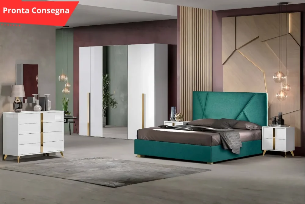 Camera da letto Milena con contenitore pronta consegna