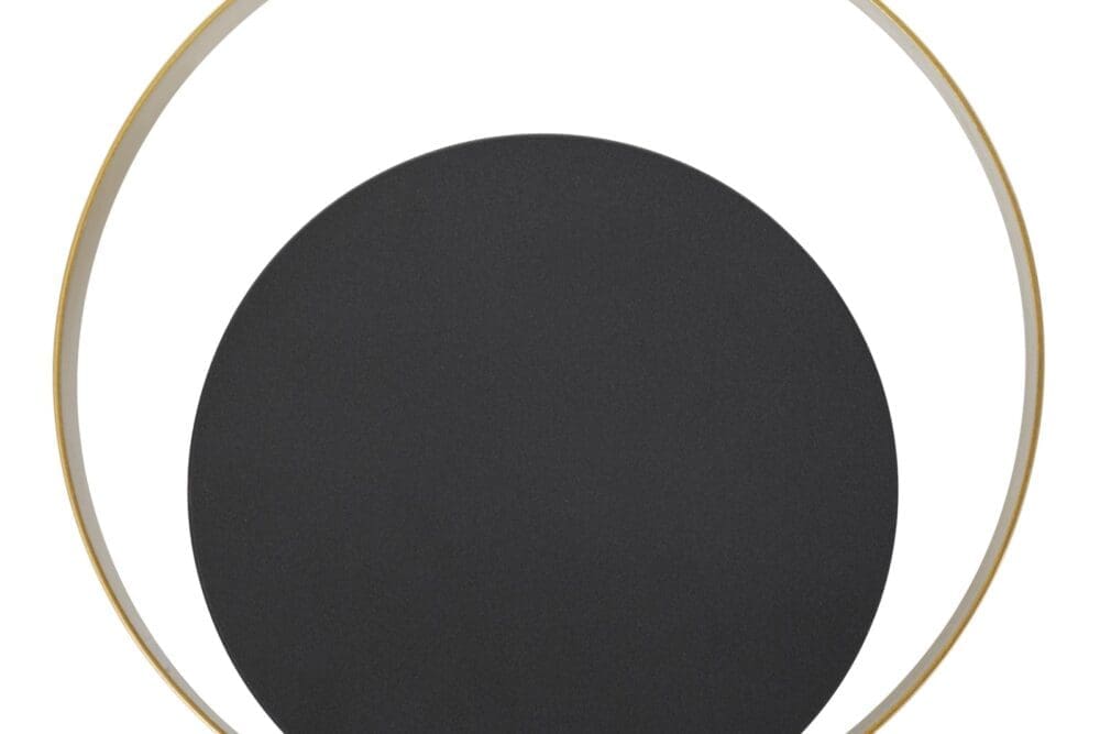 Lampada da muro Shuttle Oro/Nero