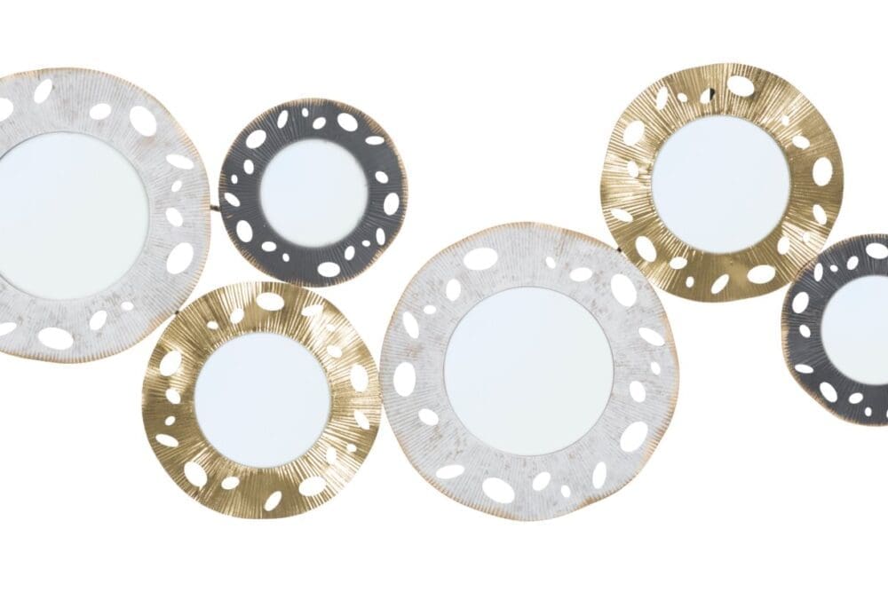 Pannello in Ferro con Specchi Orizzontale Gloty