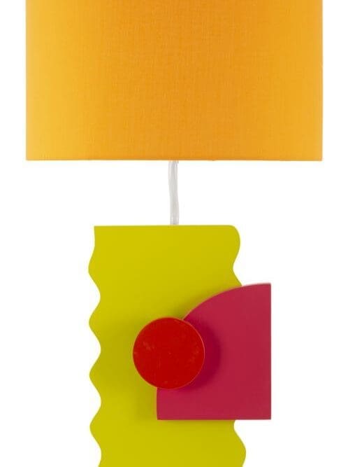Lampada da tavolo Color - Paralume Arancio