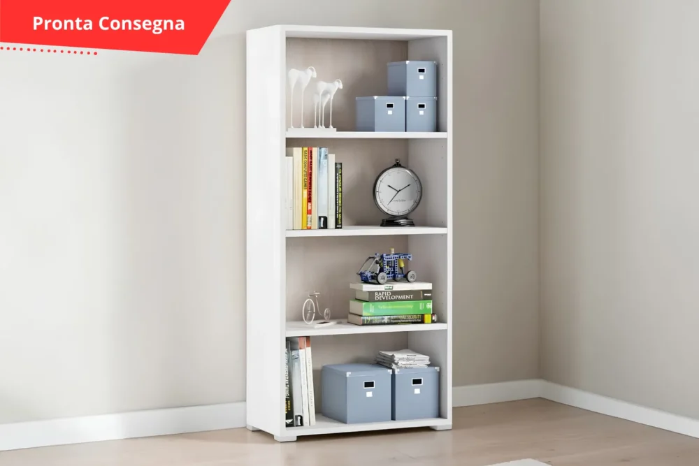 Libreria Ciel Tre ripiani Rovere Pronta Consegna