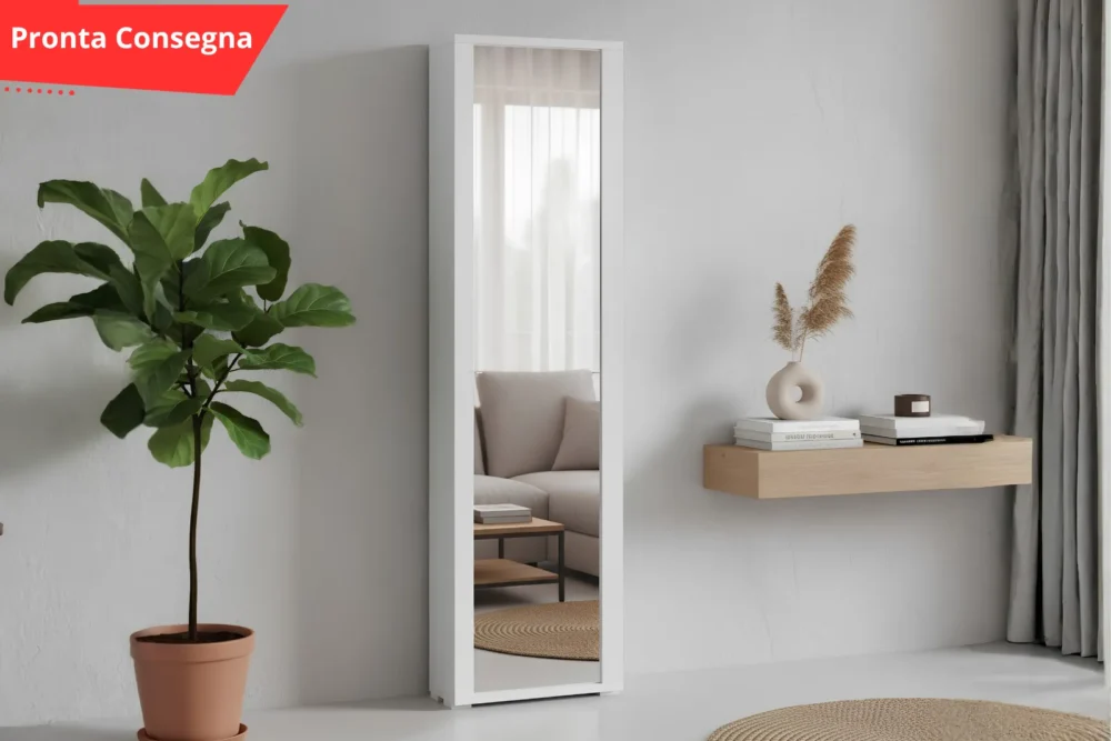 Mobile Ines con anta telaio Specchio pronta consegna